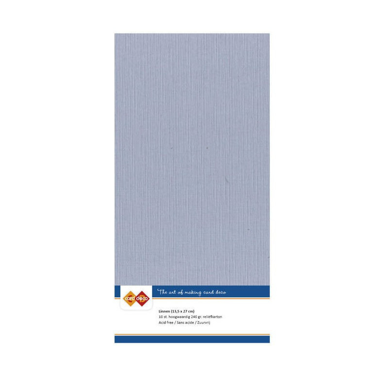 Card Deco Essentials - Linen Cardstock 4K - Old Blue (NY)