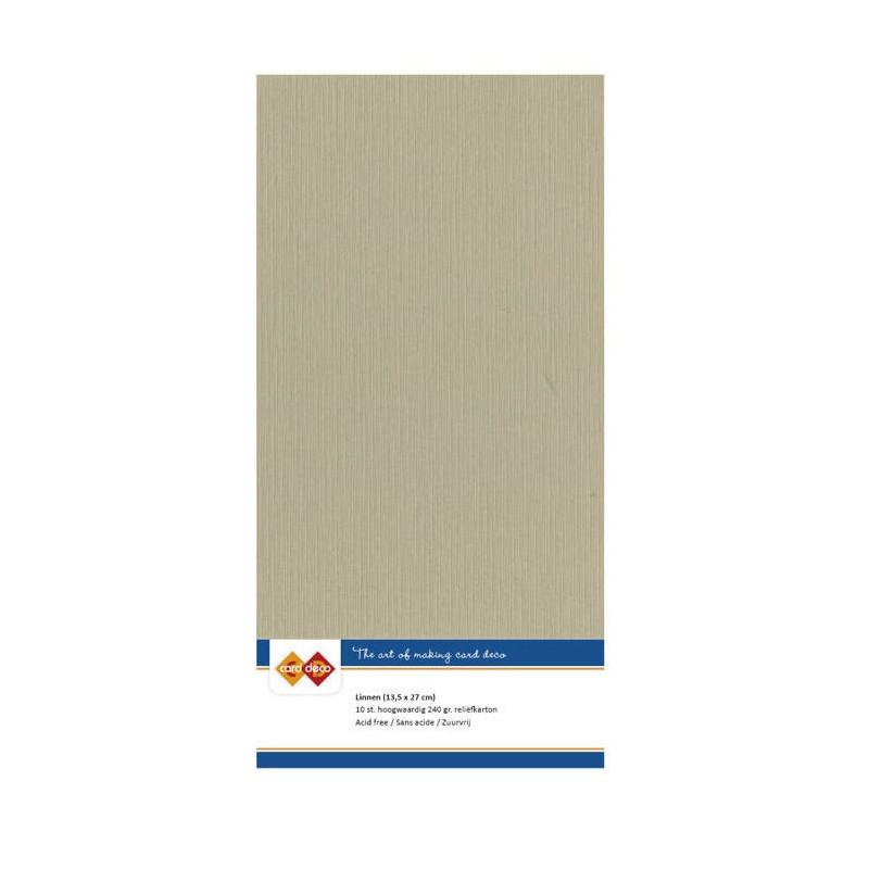 Card Deco Essentials - Linen Cardstock 4K - Taupe