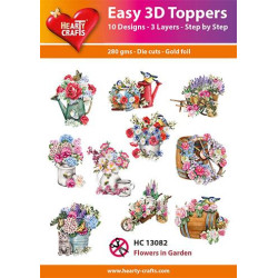 Easy 3D Toppers - Flowers...