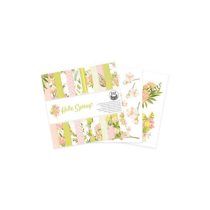 Piatek - Papirblok 15x15 - Hello Spring