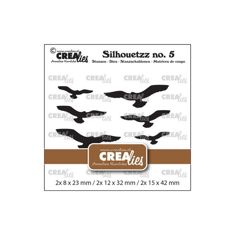CREAlies - Silhouetzz No. 5 - Flying Birds - CLSH05