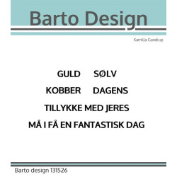 Barto Design - Stempel - Add-On Bryllup - 131526