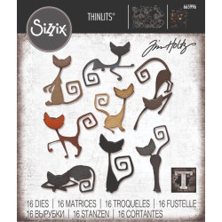 Sizzix - Tim Holtz - Thinlits Die - Mischievous - 665996