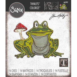 Sizzix - Tim Holtz - Thinlits Die - Myron Colorized - 665997