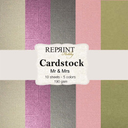 Reprint - Cardstock - Mr & Mrs