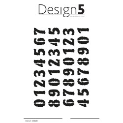Design5 - Stencil - Numbers