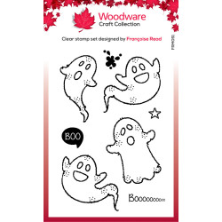 Woodware - Clear Stamp - Tiny Ghost - FRM051