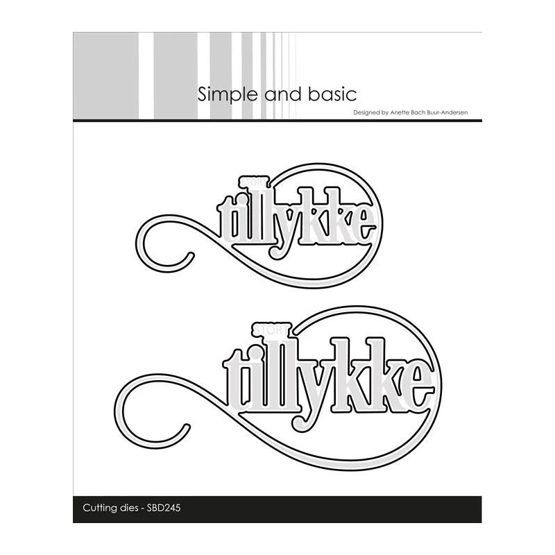 Simple And Basic - Stort Tillykke - SBD245
