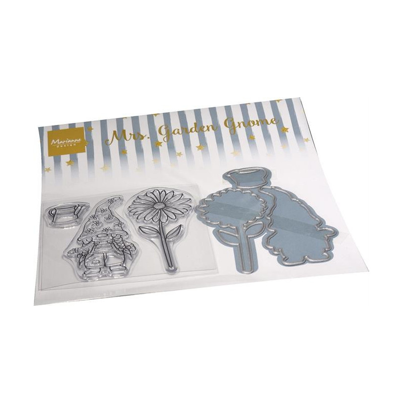 Marianne Design - Stempel + Die - Mrs. Garden Gnome - CS1126