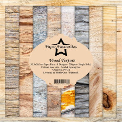 Paper Favourites - Papirpakke 30.5x30.5 - Wood Texture - PF432