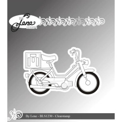 By Lene - Stempel - Moped -...