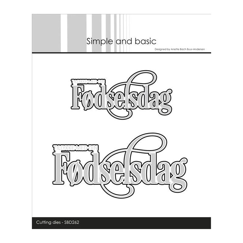 Simple And Basic - Tillykke Med Din Fødselsdag - SBD262