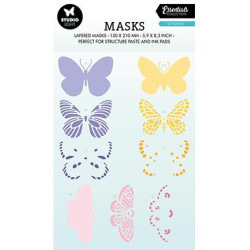 Studio Light - Layered Stencil - Fly Butterfly - SL-ES-MASK171