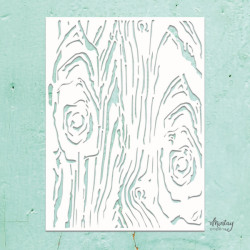 Mintay Papers - Stencil 6x8 - Woodgrain