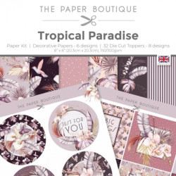 The Paper Boutique - Papirblok 8x8 - Tropical Paradise - Paper Kit