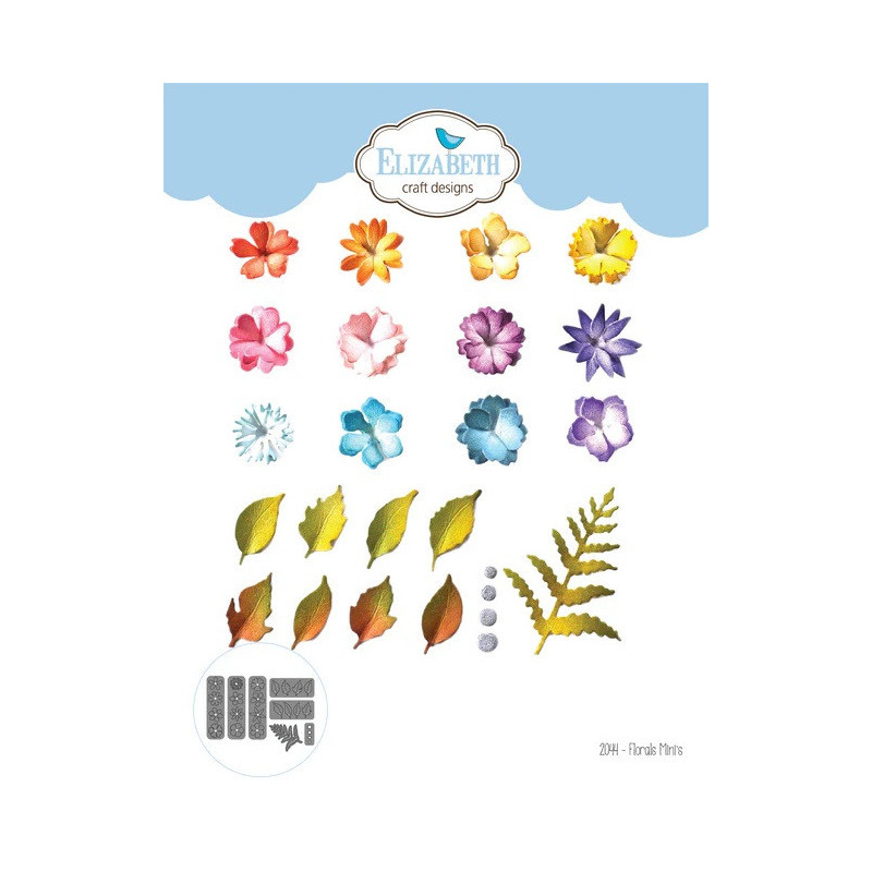 Elizabeth Craft Designs - Paper Flowers - Florals Mini's