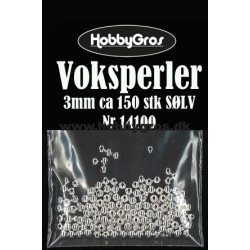 Hobbygros - Voksperler - Sølv