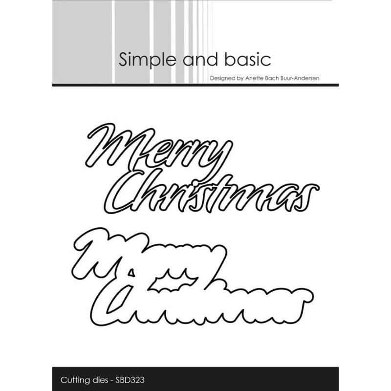 Simple And Basic - Merry Christmas - SBD323