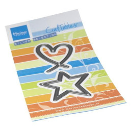 Marianne Design - Craftables - Heart & Star - CR1631