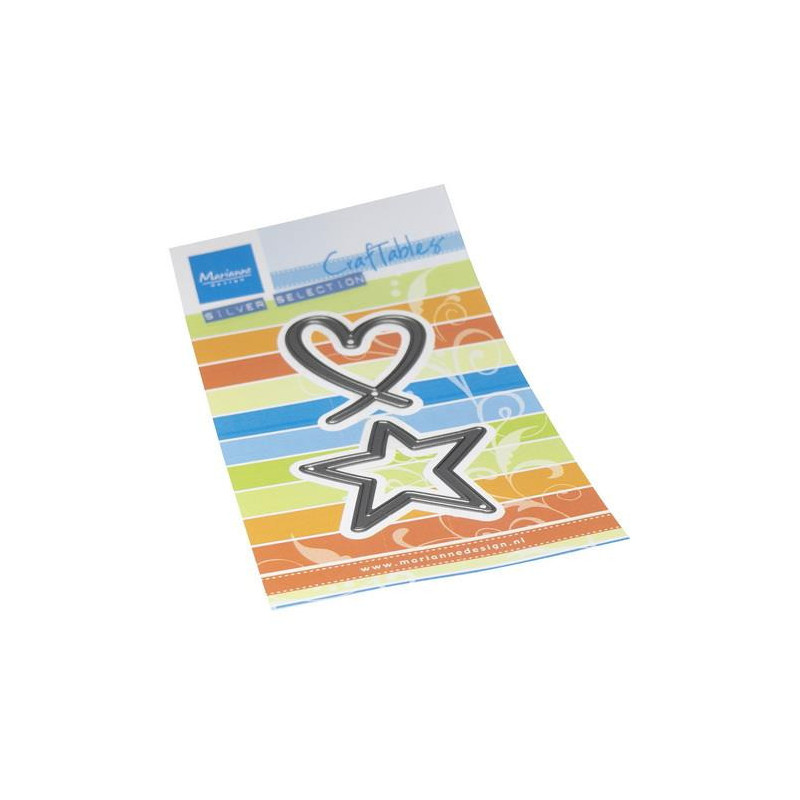 Marianne Design - Craftables - Heart & Star - CR1631