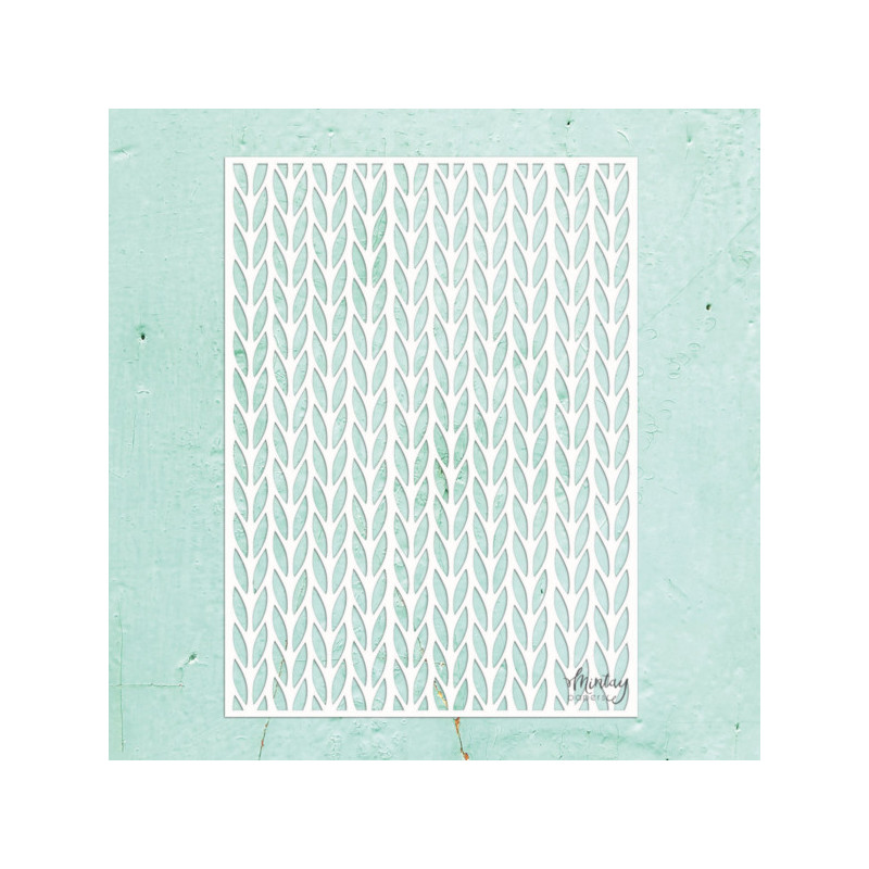 Mintay Papers - Stencil 6x8 - Knitwear