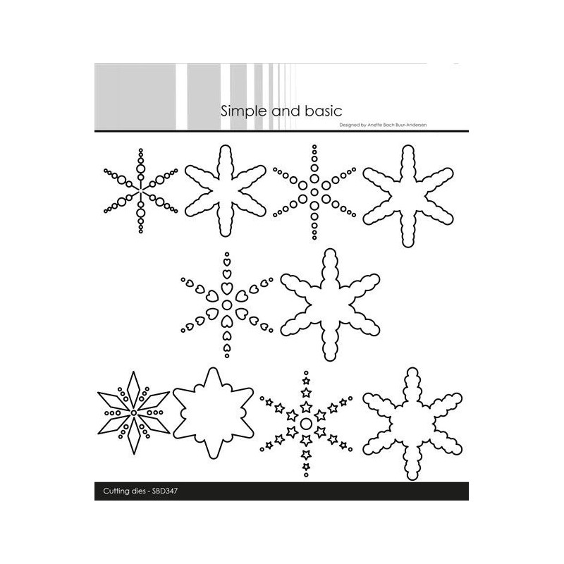 Simple And Basic - Cut Out Stars - SBD347