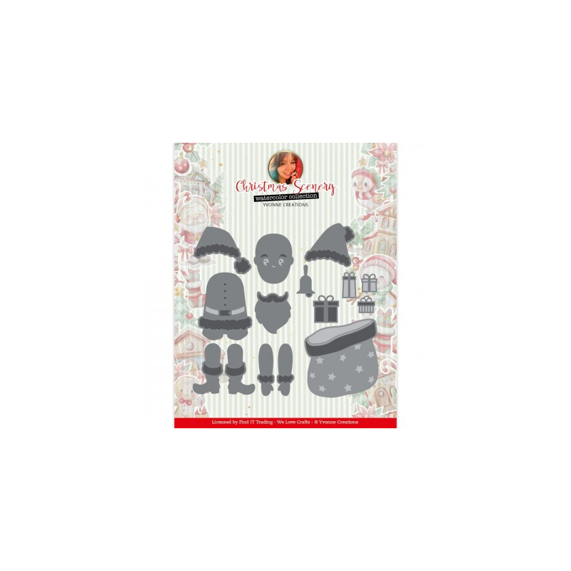 Yvonne Creations - Christmas Scenery - Santa Claus - YCD10335