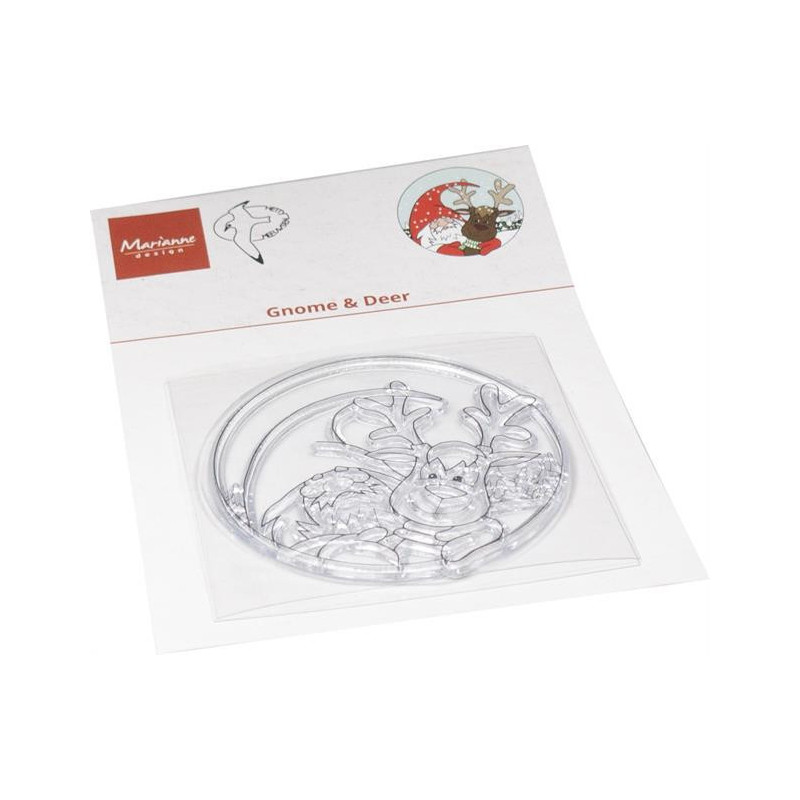 Marianne Design - Clear Stamps - Hetty's Gnome & Deer - HT1672
