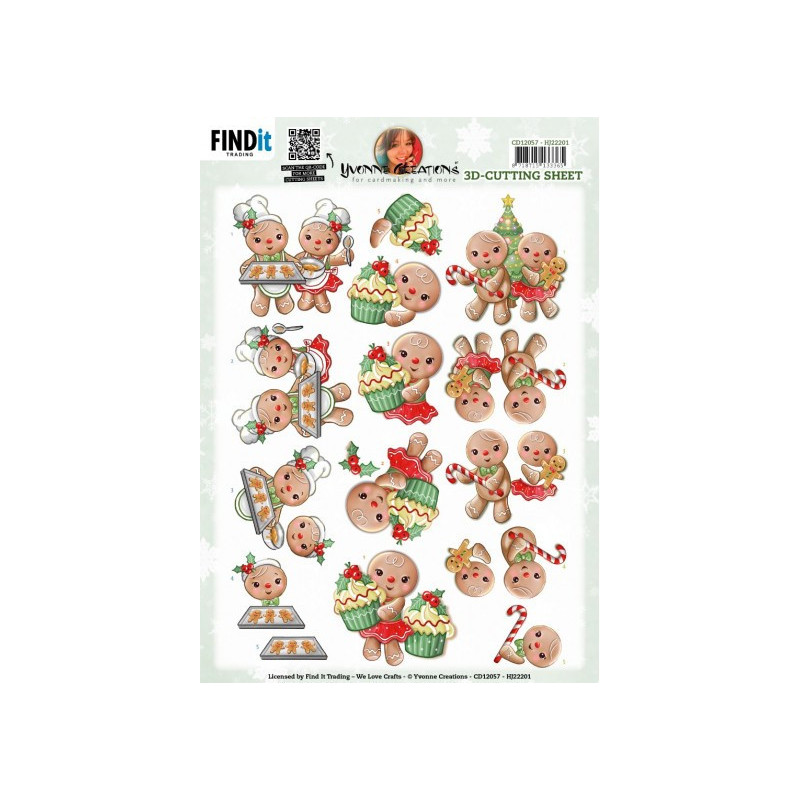 Yvonne Creations - Gingerbread Dolls - CD12057