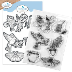 Elizabeth Craft Designs - Die & Stamp - Hand Drawn Stamps - A Dream Is A Wish