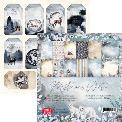 Craft & You - Papirblok 30x30 - Mysterious Winter - CPS-MWI30-12