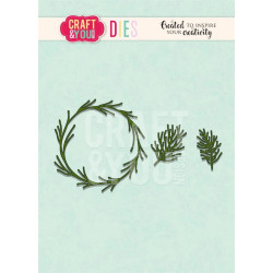 Craft & You - Coniferous Wreath - CW252