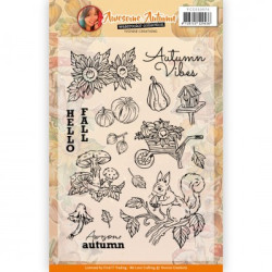 Yvonne Creations - Clear Stamps - Awesome Autumn - Happy Fall - YCCS10076
