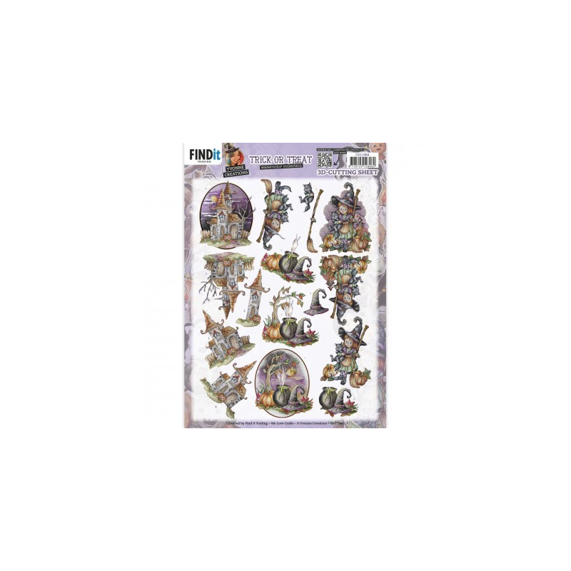Yvonne Creations - Trick Or Treat - Halloween Witch - CD11984