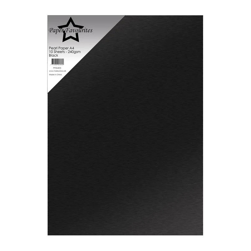 Paper Favourites - Pearl Paper - Black