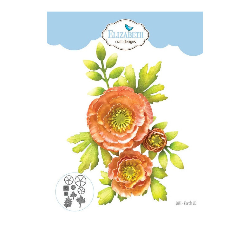 Elizabeth Craft Designs - Paper Flowers - Florals 25