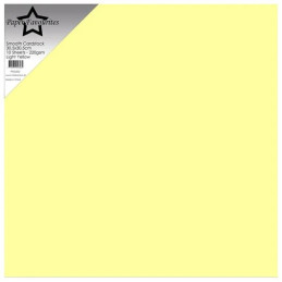 Paper Favourites - Smooth Cardstock 30.5x30.5 cm - Light Yellow - PFSS502