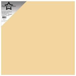 Paper Favourites - Smooth Cardstock 30.5x30.5 cm - Yellow Orchre - PFSS510