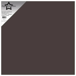 Paper Favourites - Smooth Cardstock 30.5x30.5 cm - Deep Coffee - PFSS513