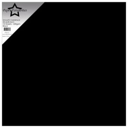 Paper Favourites - Smooth Cardstock 30.5x30.5 cm - Black - PFSS514