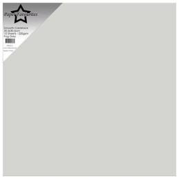 Paper Favourites - Smooth Cardstock 30.5x30.5 cm - Fog Grey - PFSS515
