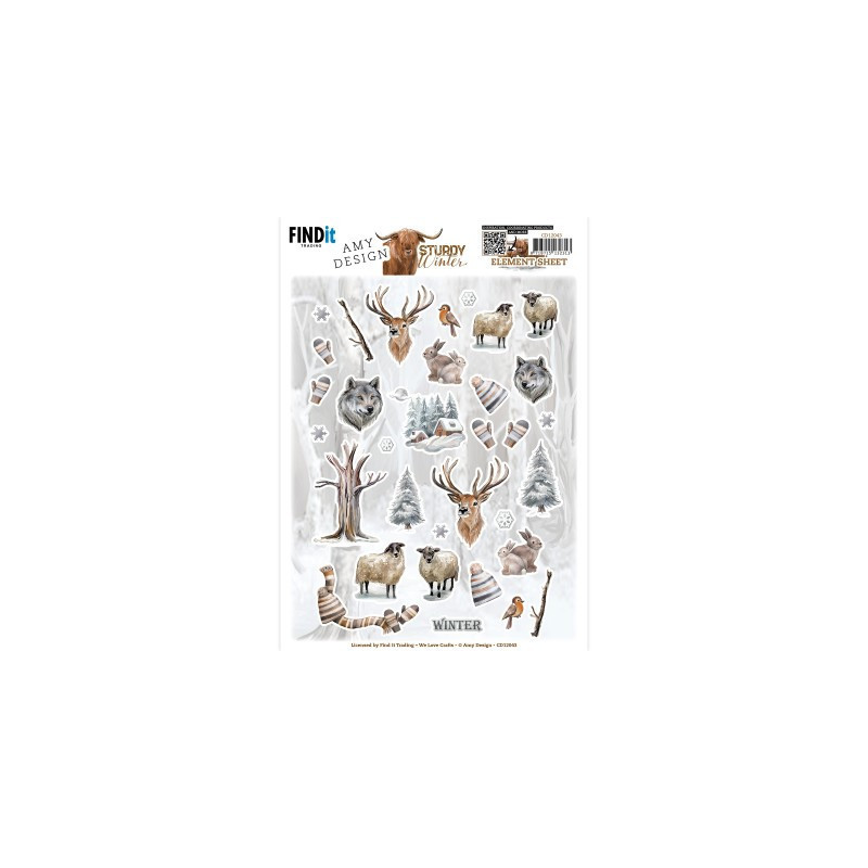 Amy Design - Sturdy Winter - Small Elements - CD12043