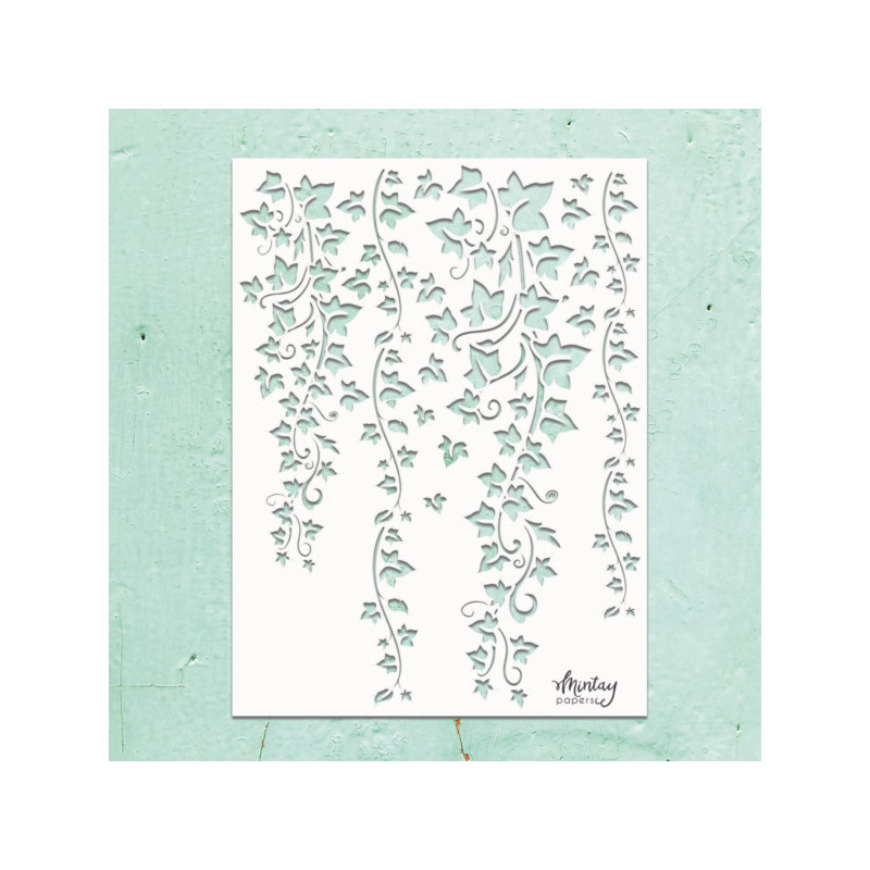 Mintay Papers - Stencil 6x8 - Ivy