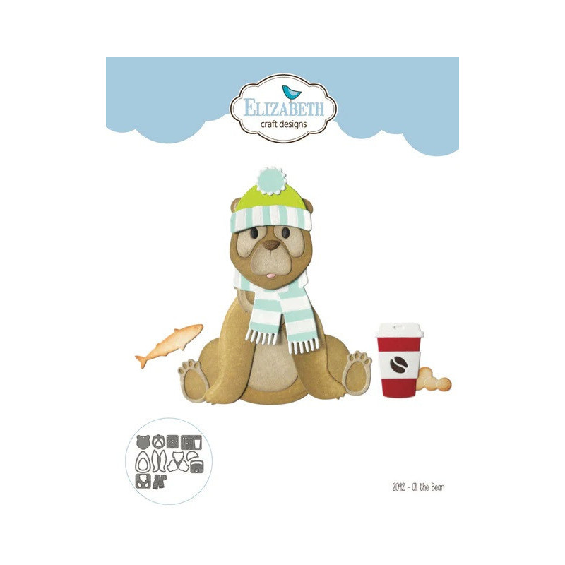 Elizabeth Craft Designs - Cute & Whimsical - Oli The Bear
