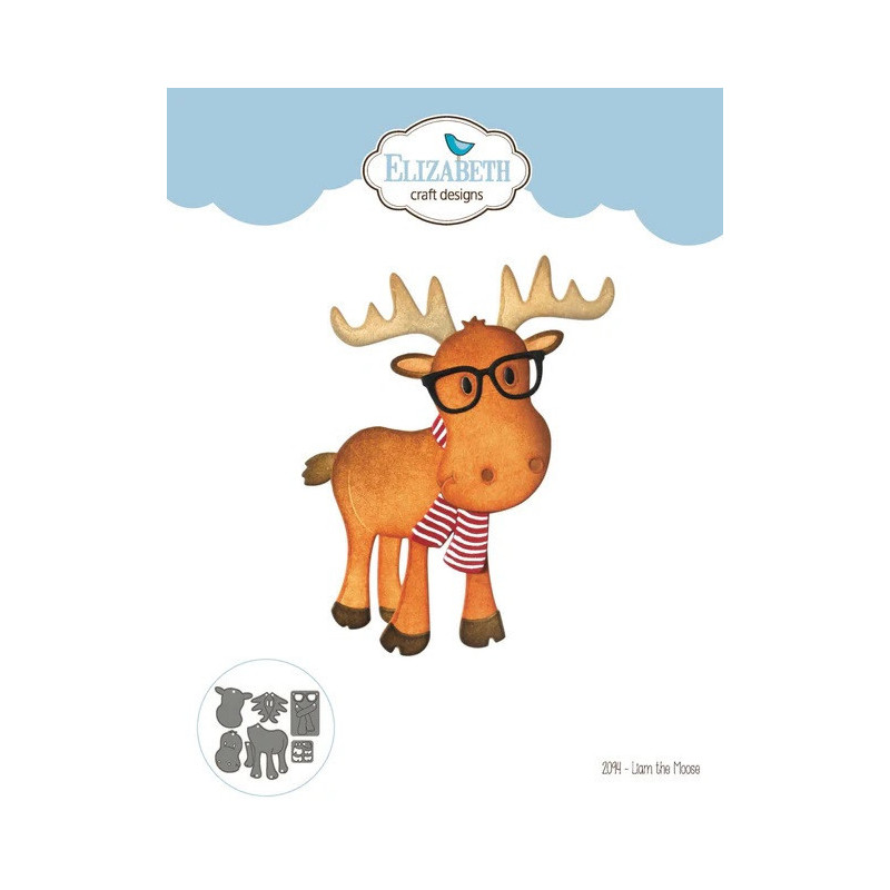 Elizabeth Craft Designs - Cute & Whimsical - Liam The Moose