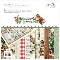 LemonCraft - Papirblok 30x30 - Wonderful Christmas - Main Kit