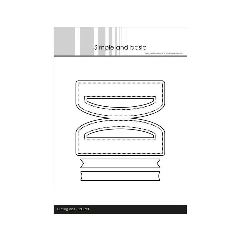 Simple And Basic - Treatbag Topper w/Banner - SBD390