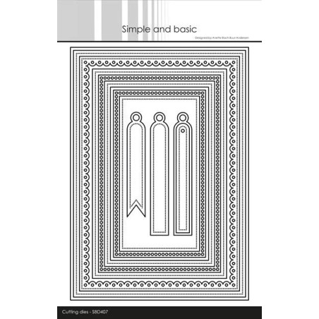Simple And Basic - A5 Card Frames - SBD407