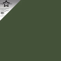 Paper Favourites - Smooth Cardstock 30.5x30.5 cm - Forest Green - PFSS521