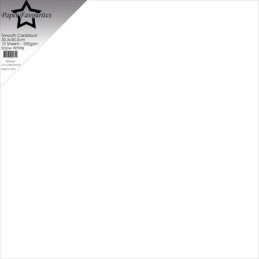 Paper Favourites - Smooth Cardstock 30.5x30.5 cm - Snow White - PFSS524